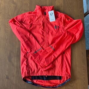 Pearl Izumi Elite Level Vibrant Red Convertible Jacket / Vest. Men’s XS